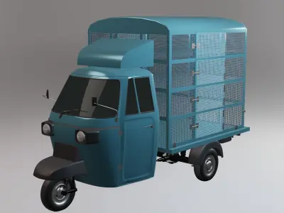 Tuk-tuk Three wheeler 3D model