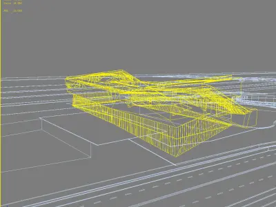 Museum Building 3D model 3