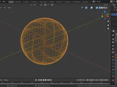 Volleyball ball 3D model