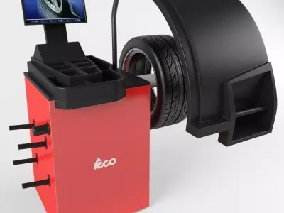 Tire changer TECO 68 3D model