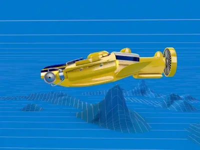 Submarine Capital Ship 3D model