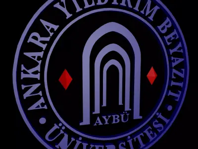 Ankara Yildirim Beyazit University 3D Logo Free 3D model