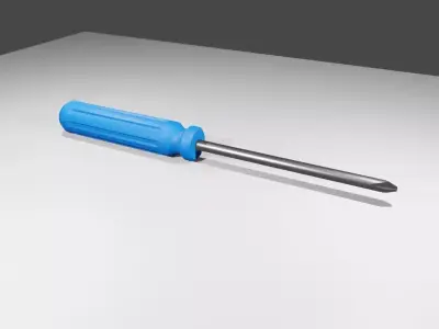 Philips Screwdriver Tool - Ferramenta Chave Philips Low-poly 3D model