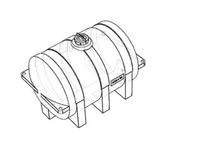  water tank 2000 LTR 3D print model - Compliant Tank  3D print model