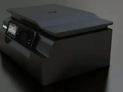 Brother photocopy machine machine  Low-poly 3D model