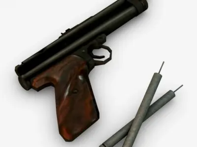 Tranquilizer Gun 3D model