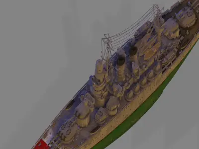 RN Duilio 3D model