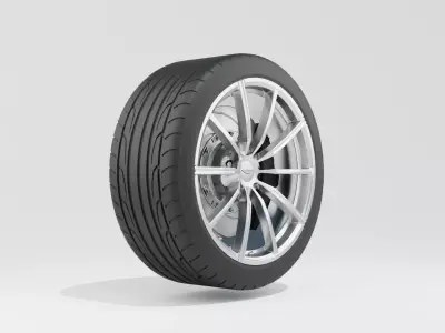 Aston Martin Vantage 2019 Wheel 3D model