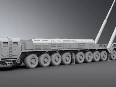 WS51200 Hwasong Scale model 3D print model