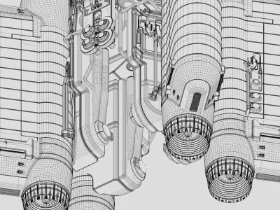 Dropship Vehicle 3D model