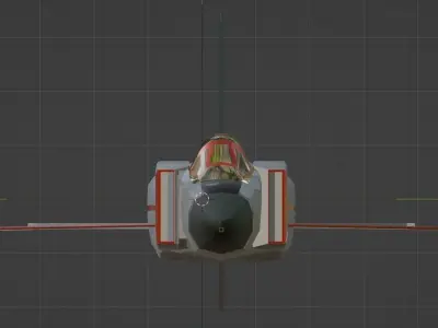 Jet J-8 Free 3D model