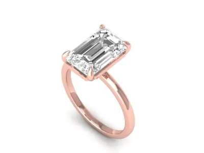 Wedding Ring 3D print model 57