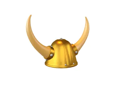 Viking Hat V1 005 Low-poly 3D model