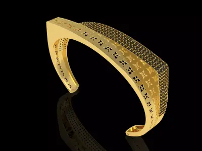Art Deco Bracelet 41 3D print model