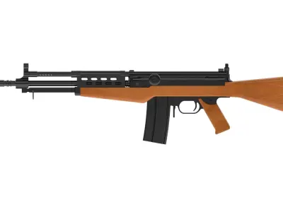 Madsen LAR 3D model