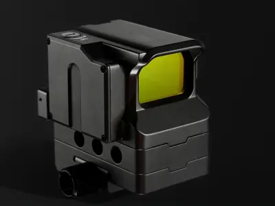 FC1 Red Dot Sight Low-poly 3D model