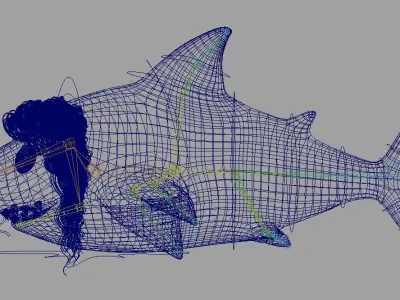mama shark 3D model