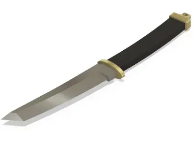 Tanto Knife inspired on HERBERTZ 440 Nr144115 3D print model