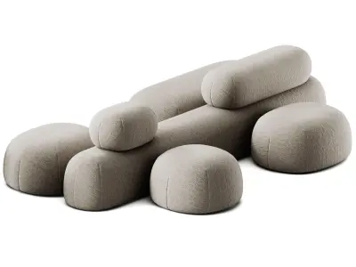 Adrenalina Nefelibata 7 Modular Sofa 3D model