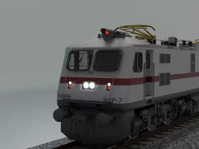 WAP-7 LOW-POLY GAME READY 3D MODEL Low-poly 3D model