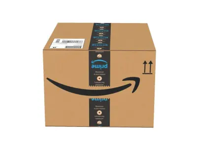 Amazon Box 2C PBR 08 Low-poly 3D model