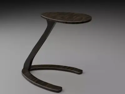 Modern Table 3D Model - Mid-Poly Game Ready Low-poly 3D model