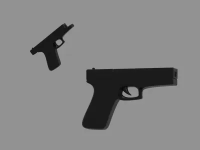 Pistol Gun 3D model order