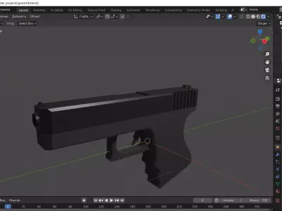 glock 18 Free low-poly 3D model