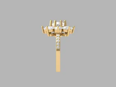 Wedding Ring  3D print model 329