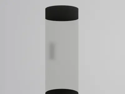 DNA Vial Sci-Fi Container Low-poly 3D model