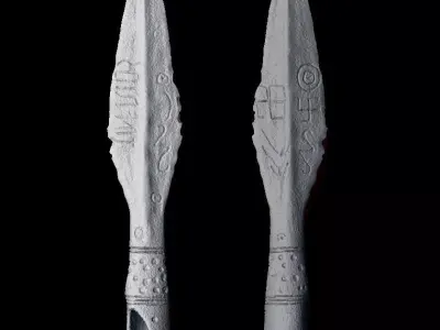Spearhead of Kovel  Low-poly 3D model