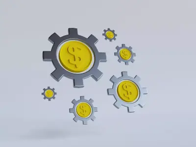 Cogwheel 3d Icon Free 3D model