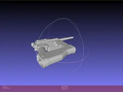 Attack On Titan Season 4 Gear Gun Handle 3D model