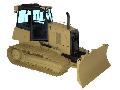 Bulldozer D4 3D model