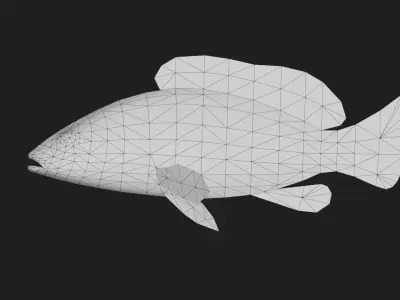 erranidae Low-poly 3D model