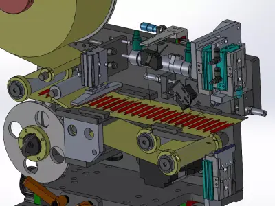Automatic Universal Labeling Machine 3D model