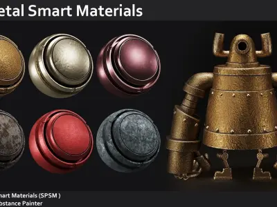 55 Metal Smart Materials Vol2 Texture