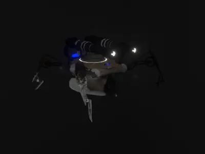Cyber spider 3D model