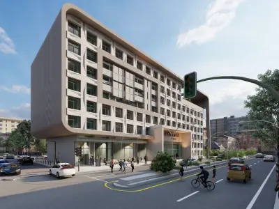 Commercial Building 3D model shop