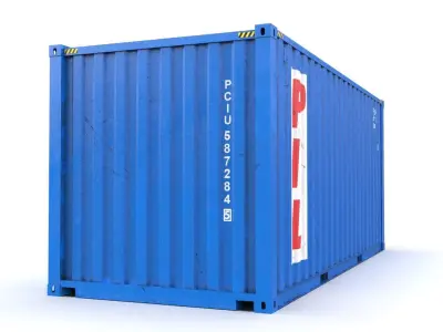 20 feet PIL standard shipping container 3D model