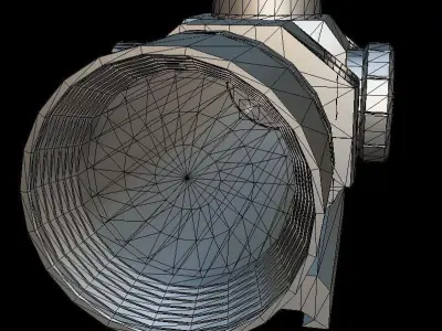 Leupold VX-Freedom RDS Low-poly 3D model