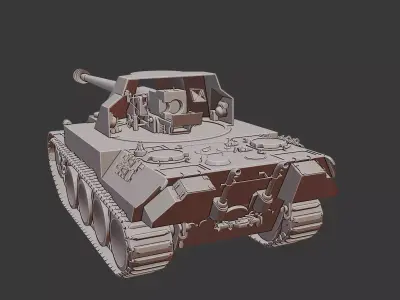 Rhm Skorpion G Tank Destroyer 3D Printable  3D print model