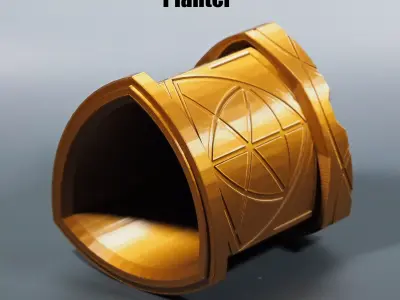 Farscape Planter 3d Print Model Free 3D print model