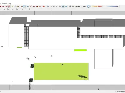 Sketchup Kindergarten 123 3D model