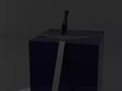 WITCHER SWORD GAME - READY 3D MODELS Low-poly 3D model