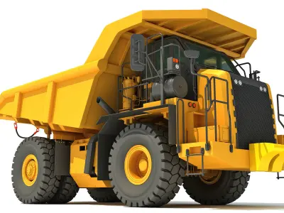 Off Highway Mining Dump Truck 3D model