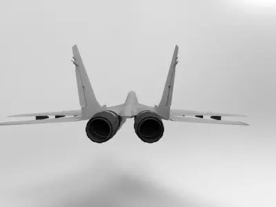 MIG 35 fighter 3D model