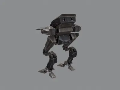 Mech 1 star wars robot Low-poly 3D model