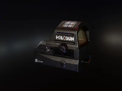 Holosun HS507C RedDot Low-poly 3D model