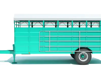 Animal Transporter Trailer 3D model